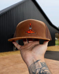 Waxed Leather Duck Foot - Brown
