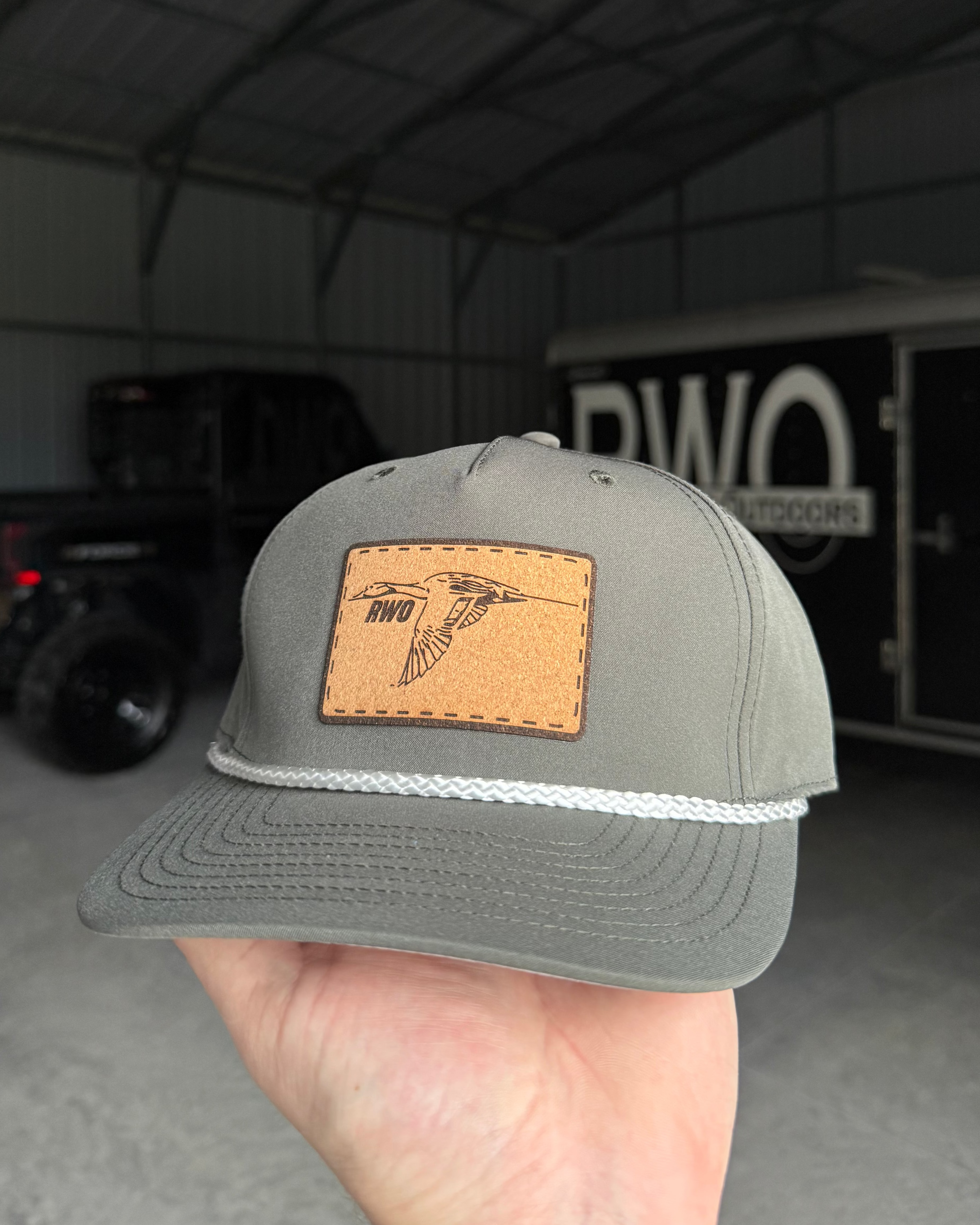 Solid Patch Rope Hat