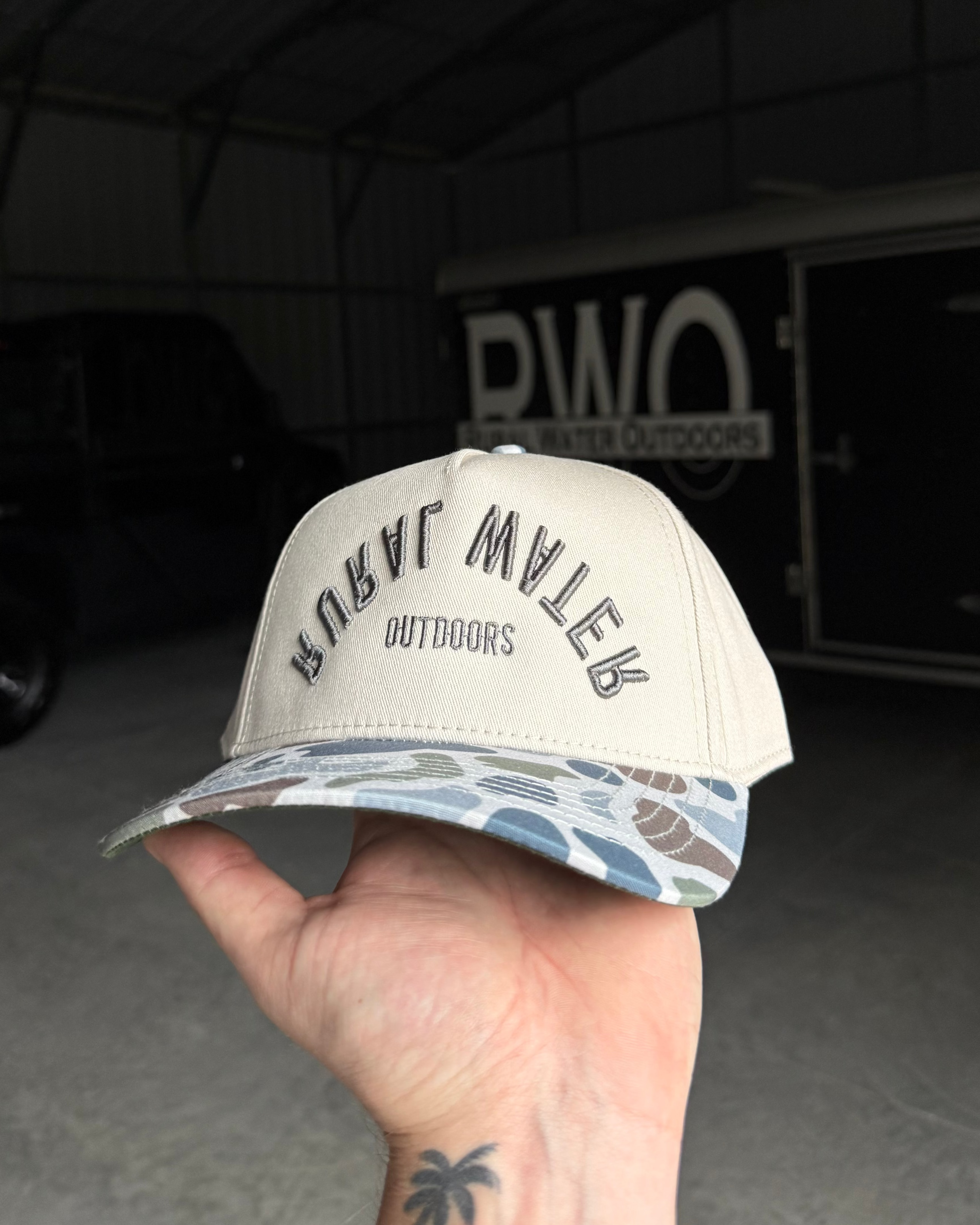 Upside-Down RWO Logo - Blue