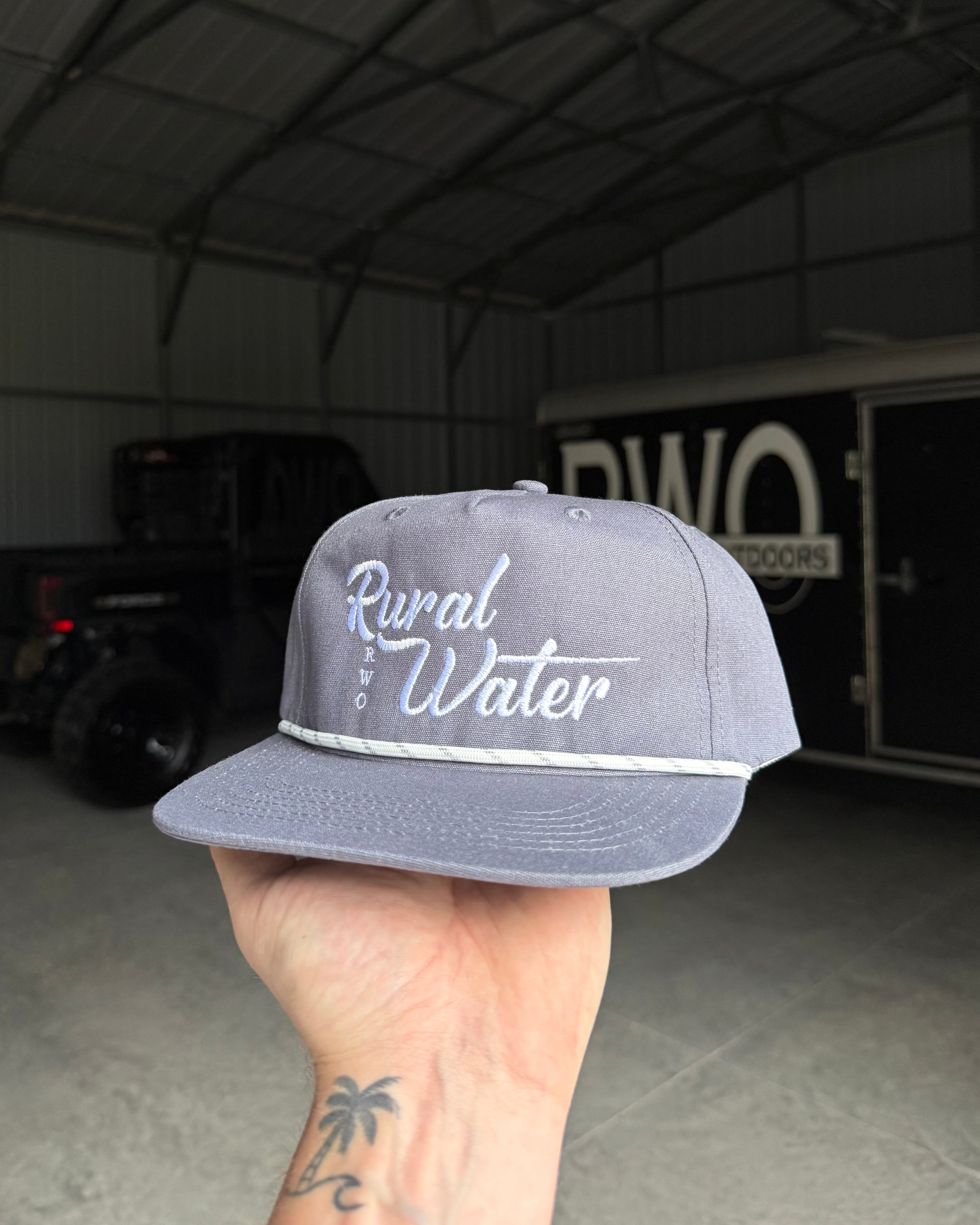 Solid Grey Script Logo Rope